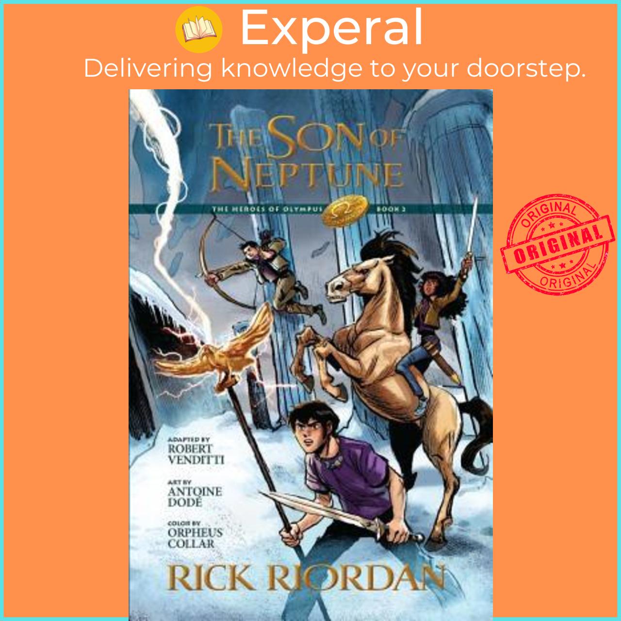 Sách - The Heroes of Olympus, Book Two the Son of Neptune: The Graphic Novel (th by Rick Riordan (US edition, paperback)