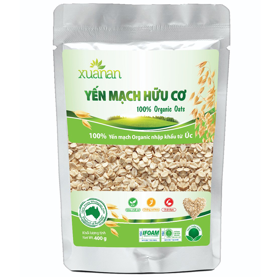 Yến Mạch Xuân An Organic gói 400g