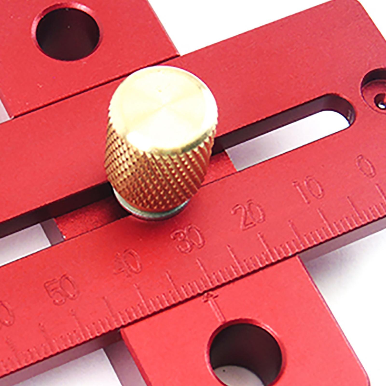 Precision Woodworking Scribe Ruler Gauge for Woodworking Measuring Carpenter