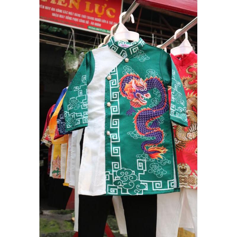 Áo dài cách tân gấm thượng Hải