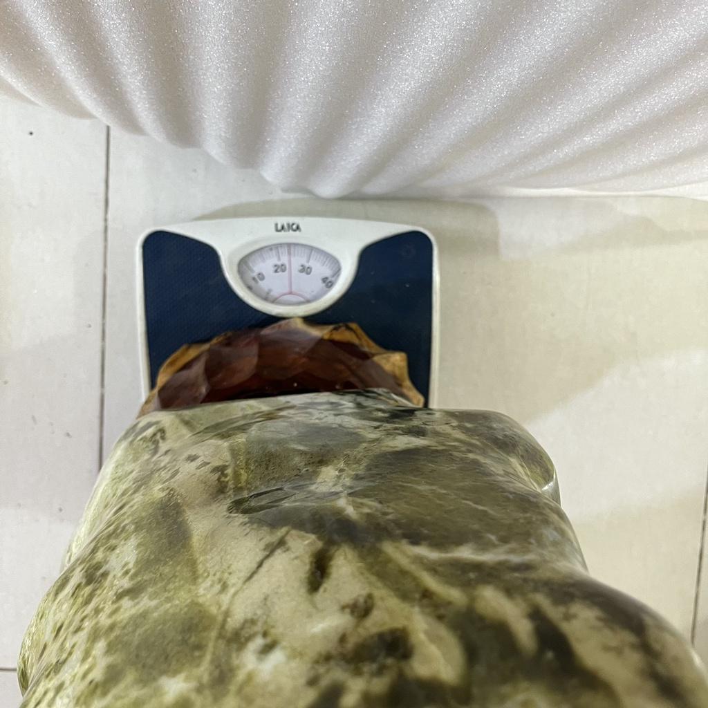 Cây đá trấn trạch màu xanh Cao 64, nặng 24 kg cho người mệnh Hỏa và Mộc