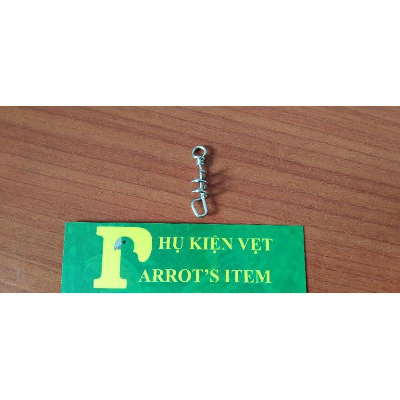 1 CÁI MÓC GÀI XÍCH CHÂN DẠNG XOẮN SIÊU CHẮC CHẮN (INOX CAO CẤP)