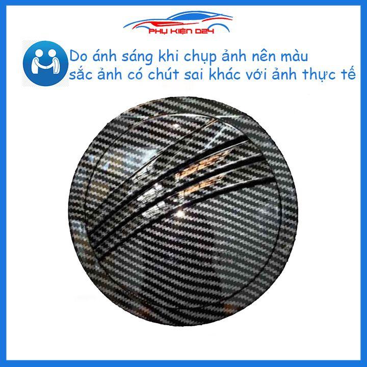 Ốp nắp bình xăng Elantra 2016-2017-2018-2019-2020 vân cacbon chống trầy trang trí ô tô