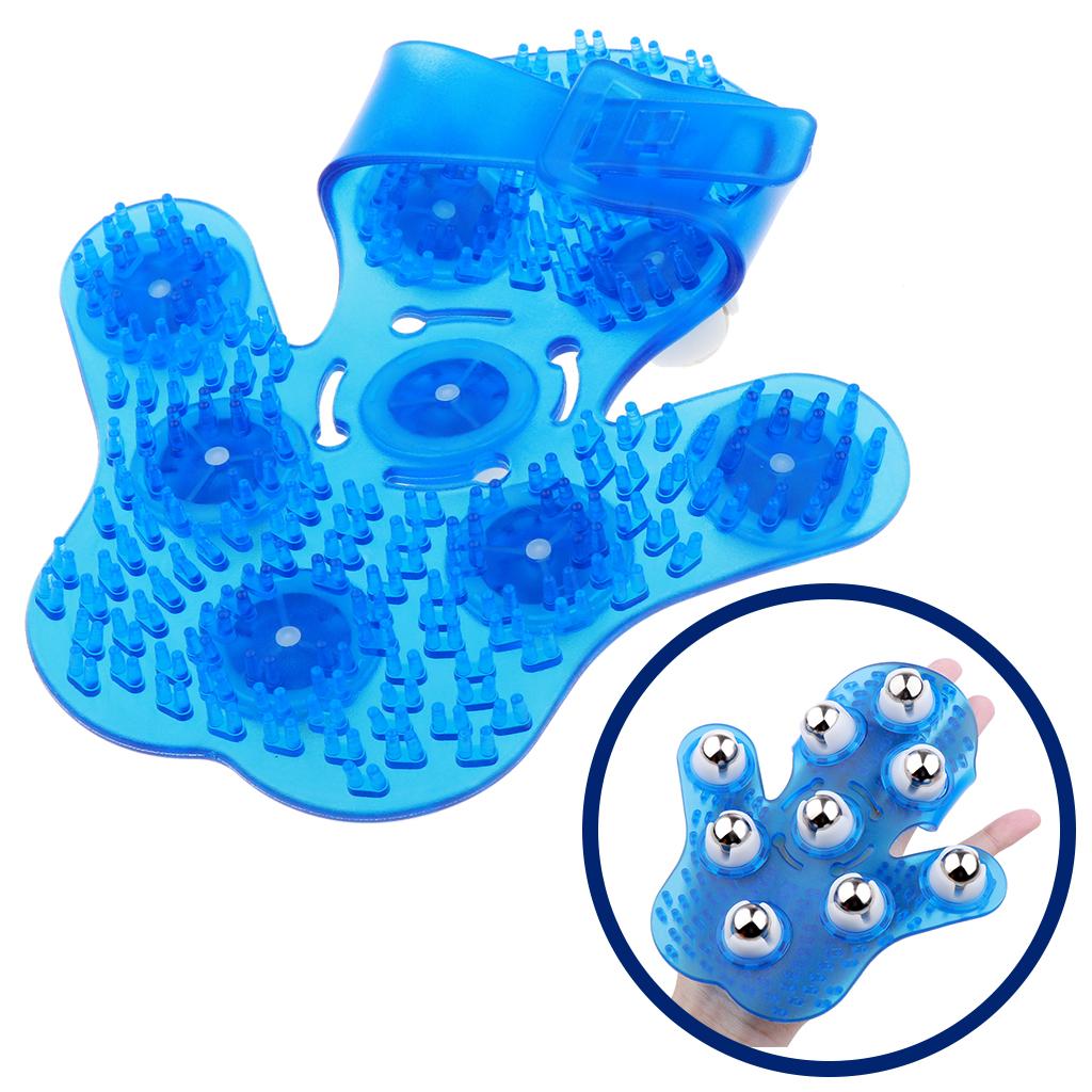 Palm 9 Balls Body Massage Massage Găng Tay Cầm Tay Căng Thẳng Căng Thẳng