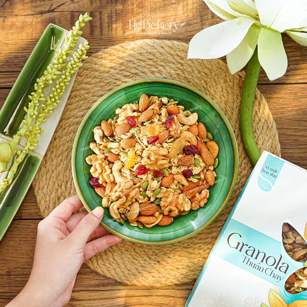Granola Thuần Chay Nhiều Hạt Ăn Kiêng - Vị Mật Hoa Dừa