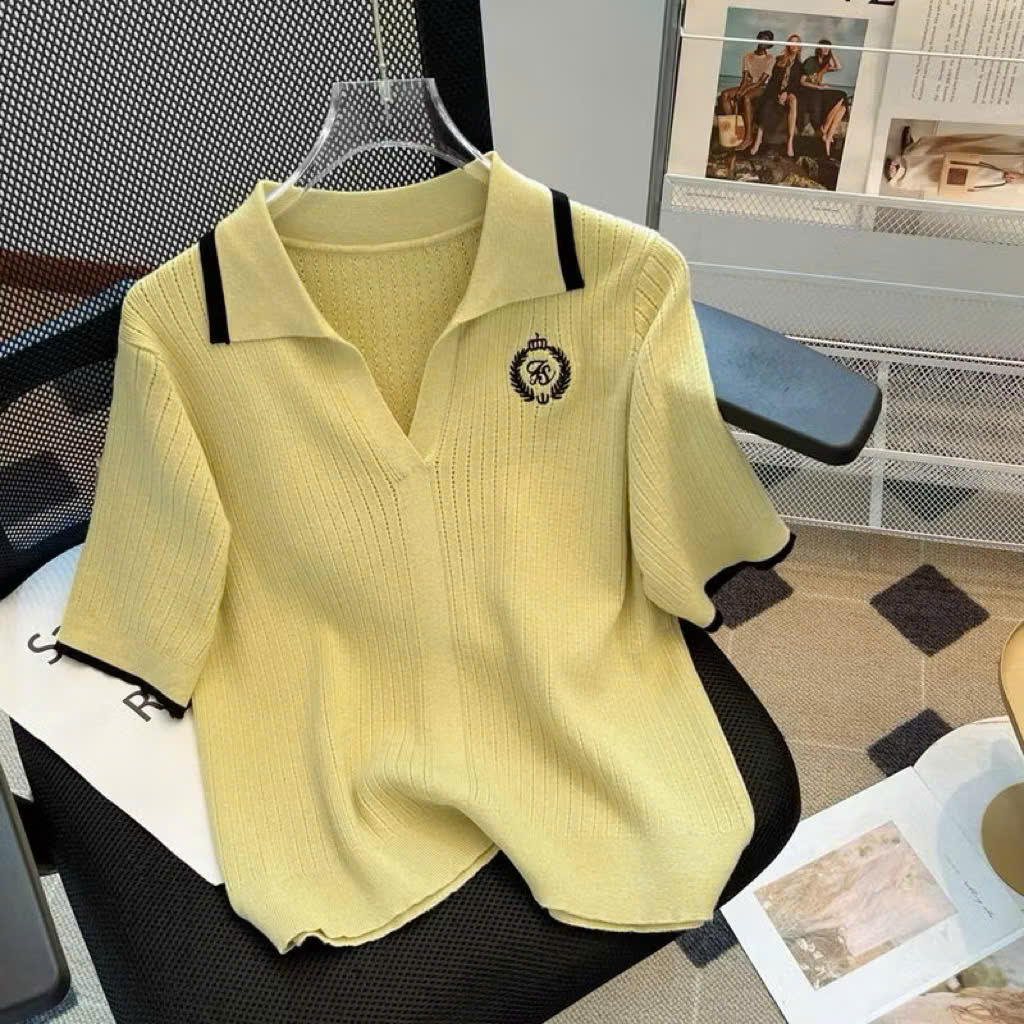 Áo len mongtoghi,áo len dệt kim nữ hàng thanh lý họa tiết dễ thương size 58-63,65kg