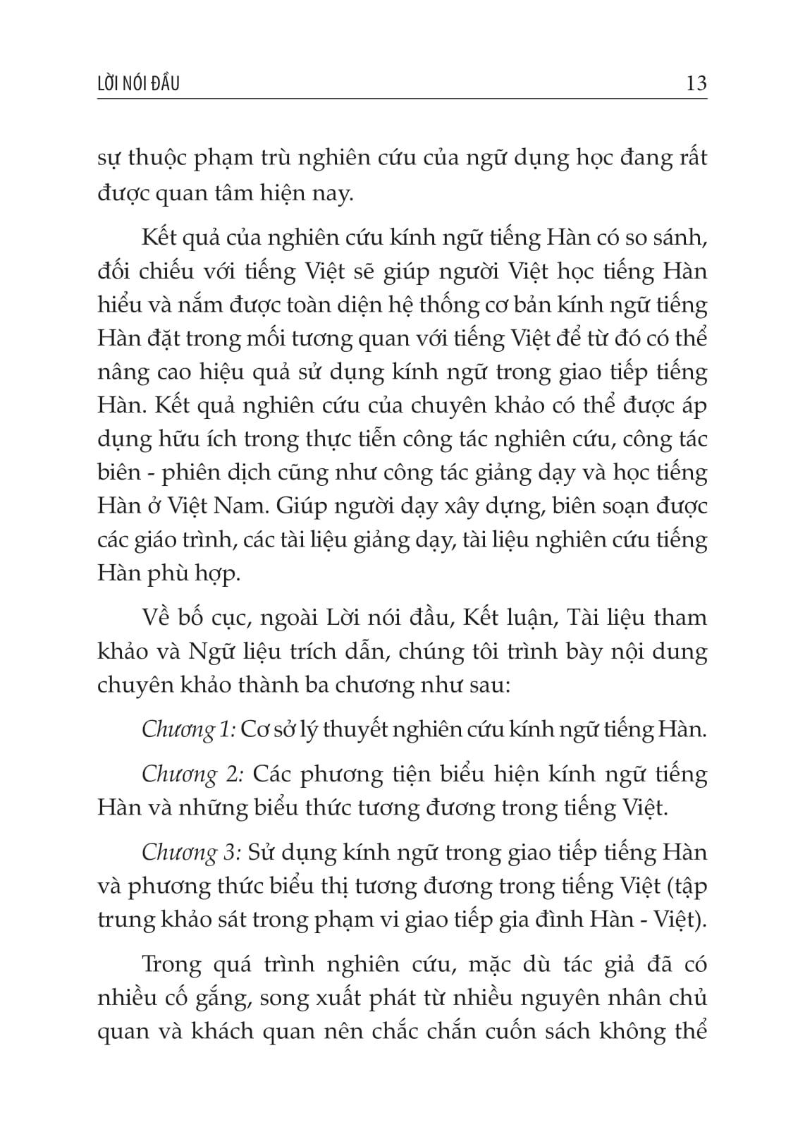 Sách - Kính Ngữ Tiếng Hàn Và Các Phương Tiện Biểu Hiện Tương Đương Trong Tiếng Việt