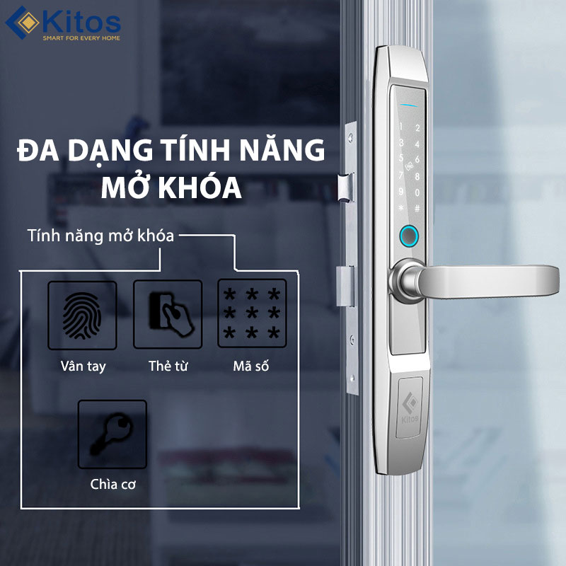 Khóa thông minh cửa nhôm Xingfa Kitos KT-AL520-II