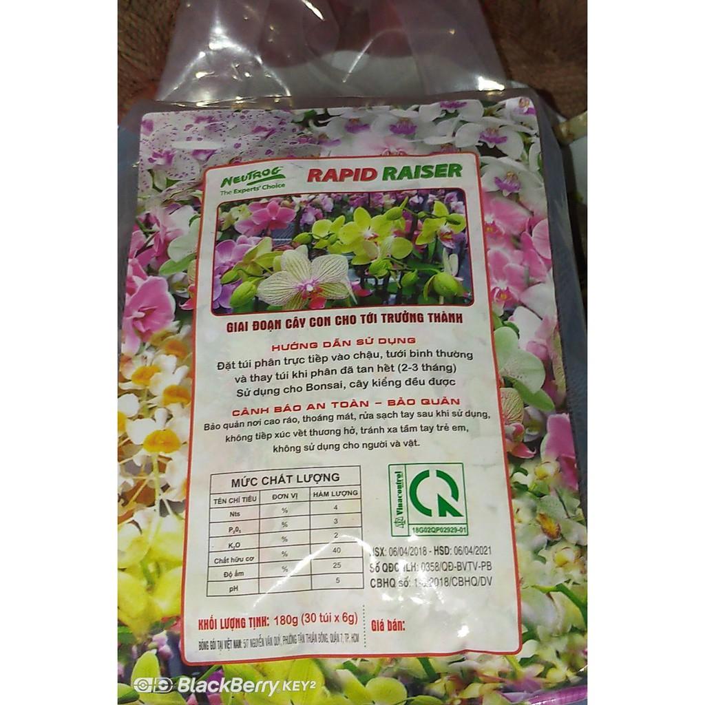 Phân Hữu Cơ Tan Chậm Bounce Back 1 túi 30 gói 180G