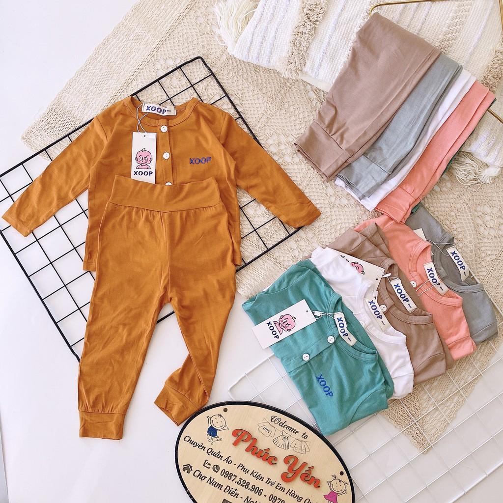 Bộ Dài Tay Cạp Cao Sơ Sinh Có Nút Choo Bé_XOOP  Shop Phúc Yến