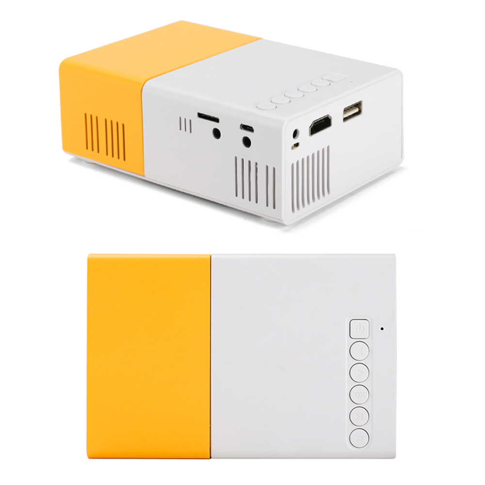 Máy chiếu LED mini di động 720P / 1080P với loa tích hợp & điều khiển từ xa Hỗ trợ HD / AV