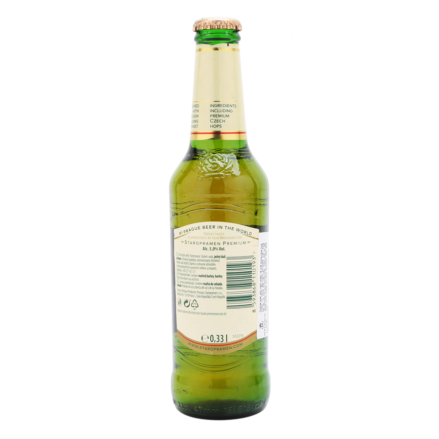 Lốc 6 Chai Bia Staropramen Chai 330ml