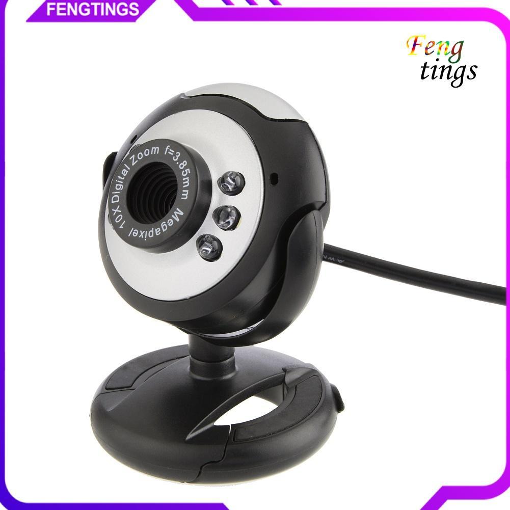 Webcam Hd 12.0mp 6 Đèn Led Tích Hợp Micro Cho Pc Laptop