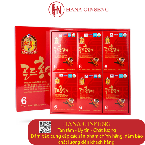 Nước hồng sâm Dream Hàn Quốc hộp 30 gói - Sản phẩm hảo hạng