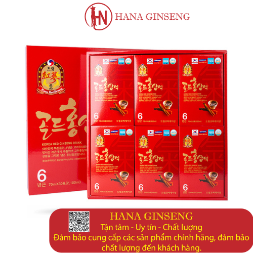 Nước hồng sâm Dream Hàn Quốc hộp 5 gói - Sâm thượng hạng