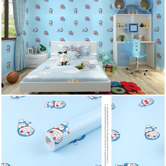 10m giấy dán tường đô rê mon keo sẵn khổ 45 cm