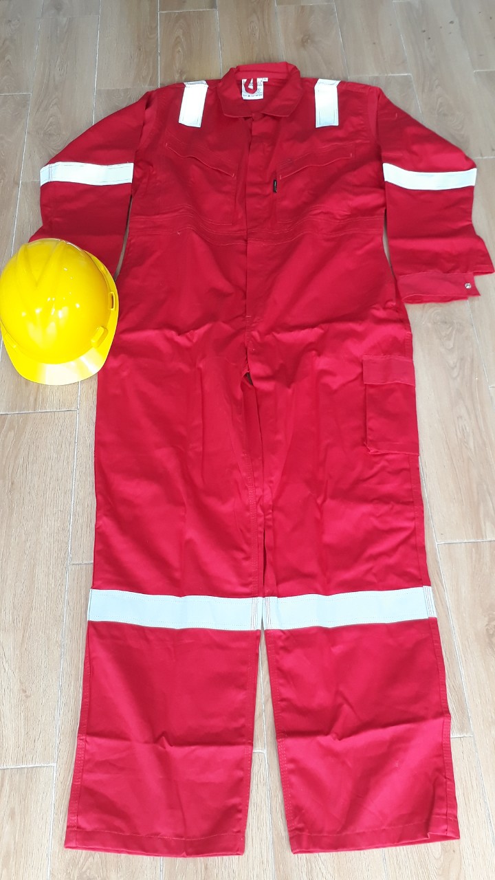 QUẦN ÁO LIỀN QUẦN CHÁY CHẬM TARASAFE ẤN ĐỘ - 100%COTTON - CODE C260- MÀU ĐỎ