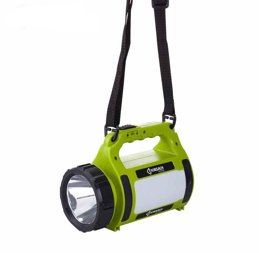 1x Searchlight Flashlight USB Rechargeable