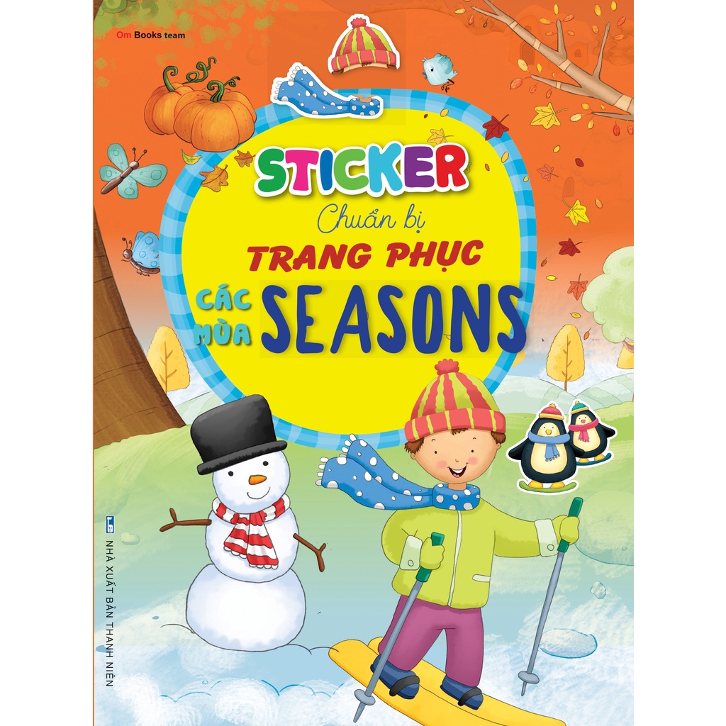Sách - Combo 6 cuốn: Sticker chuẩn bị trang phục
