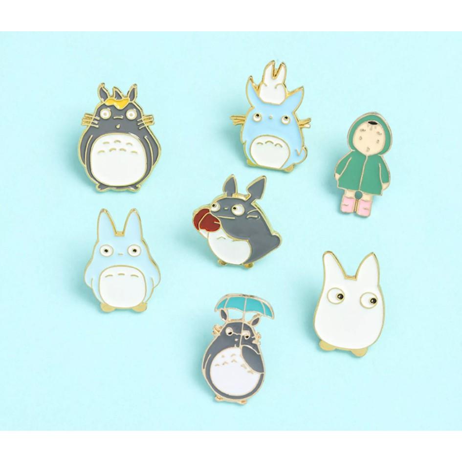 Ghim cài áo các nhân vật trong Totoro cho các wibu của Studio Ghibli