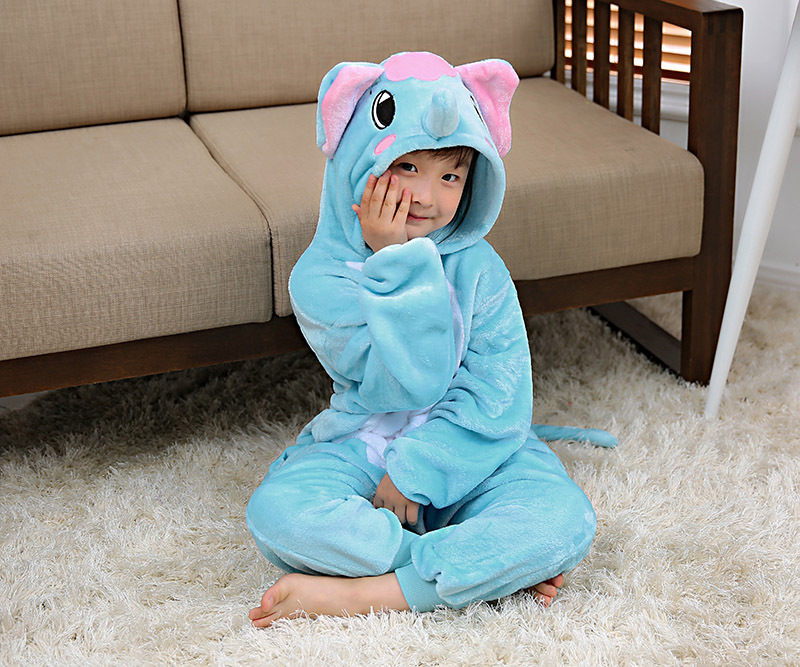 Bộ đồ thú Khủng Long xanh voi còi xanh liền thân lông mịn Pijama dành Cho Người Lớn và Trẻ Em Đầy Đủ Các Kích Cỡ kiểu dáng Động Vật Hoạt Hình Cosplay Kigurumi Onesie không bao gồm dép và gang tay 1904