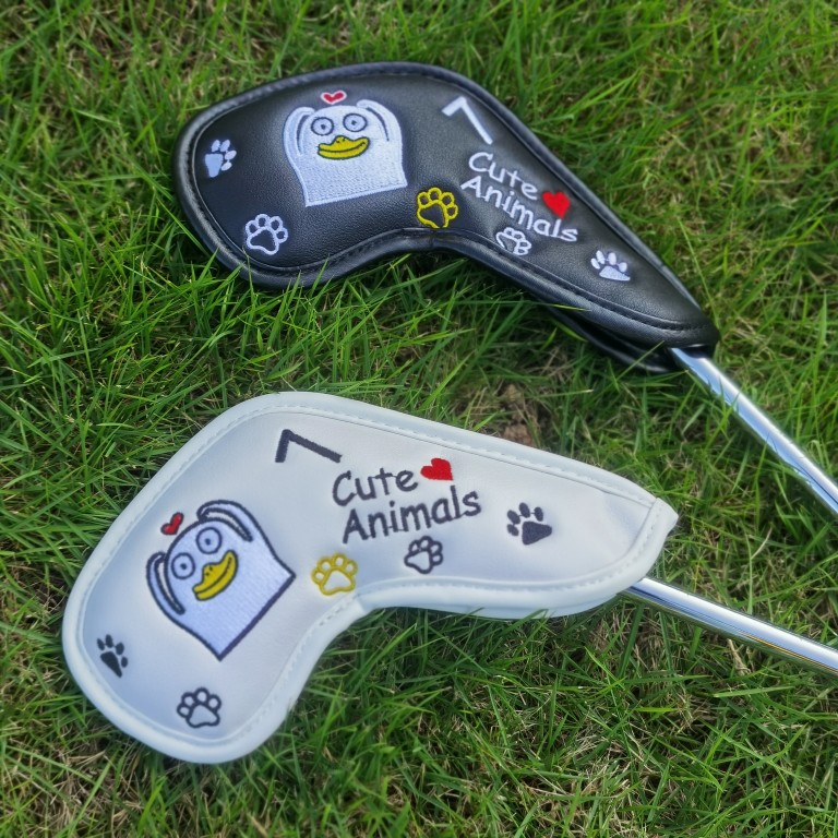 Set cover gậy golf bọc đầu gậy sắt da PU chống trầy xước bụi bẩn 10 chiếc BD012