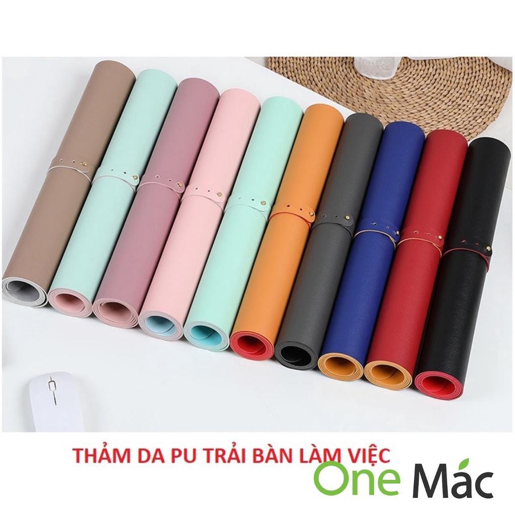 Miếng Thảm Da Lót Bàn Làm Việc Bằng Da PU Chống Thấm Nước, Nhiều Màu Size Lớn.
