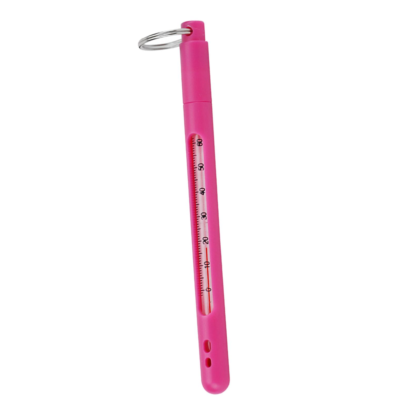 Aquarium Thermometer Fish Tank Temperature Easy Read Tropical Marine Pink