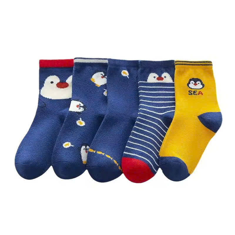 SET 5 ĐÔI TẤT VỚ CHIM CÁNH CỤT DỄ THƯƠNG TỪ 2-12 TUỔI DÀNH CHO BÉ TRAI BÉ GÁI