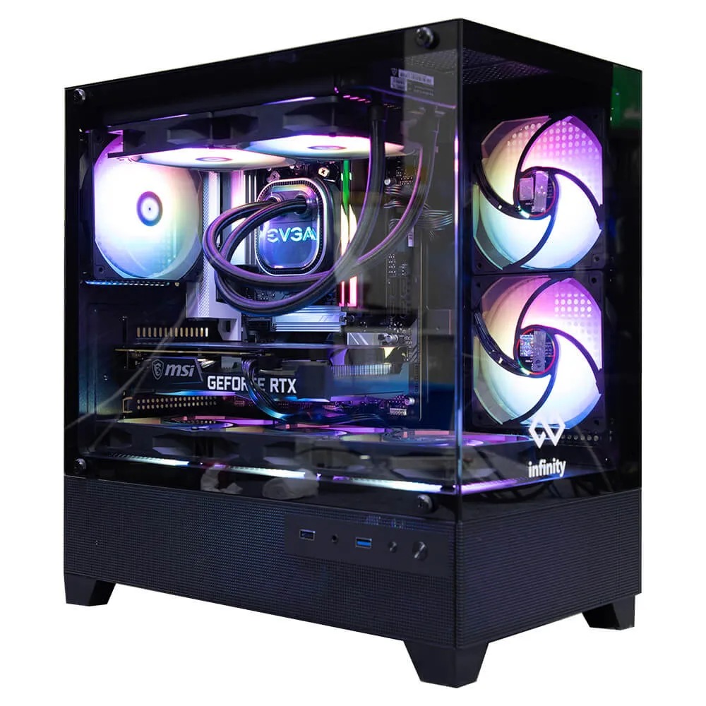 Vỏ case máy tính Infinity Aqua-M Pro – Micro-ATX Chassis_ Hàng Chính Hãng