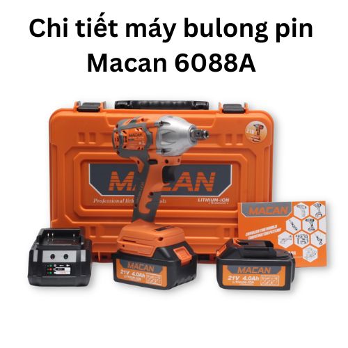 Máy bulong pin 360N.m Macan chân pin phổ thông-6088A