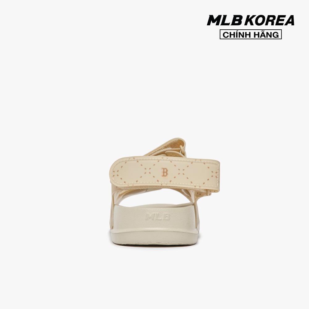 MLB - Giày sandals unisex đế thấp quai ngang Chunky Diamond Monogram 3ASDCSD33-43BGS