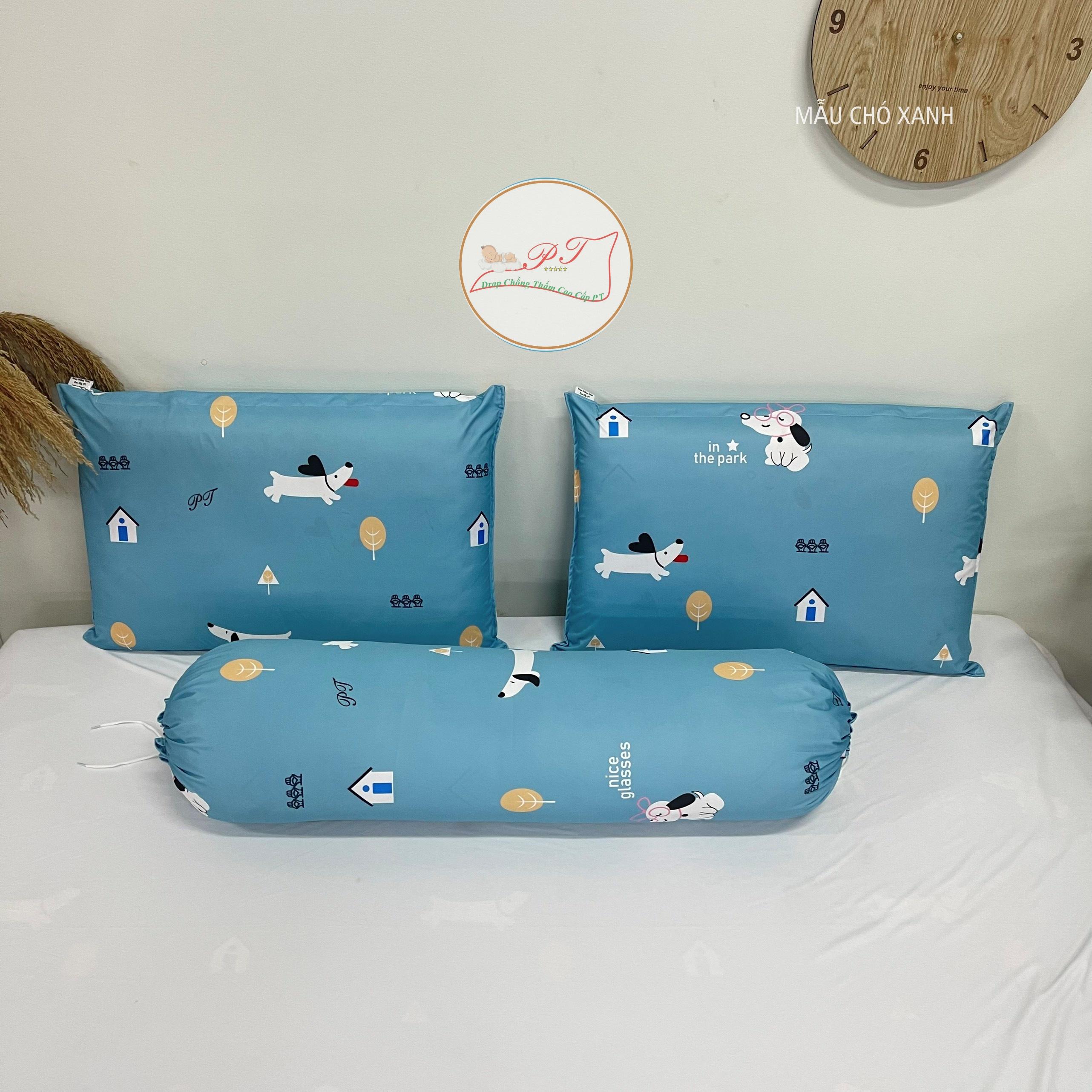 Ga Chống Thấm Cao Cấp PT Mẫu Họa Tiết Chó Xanh