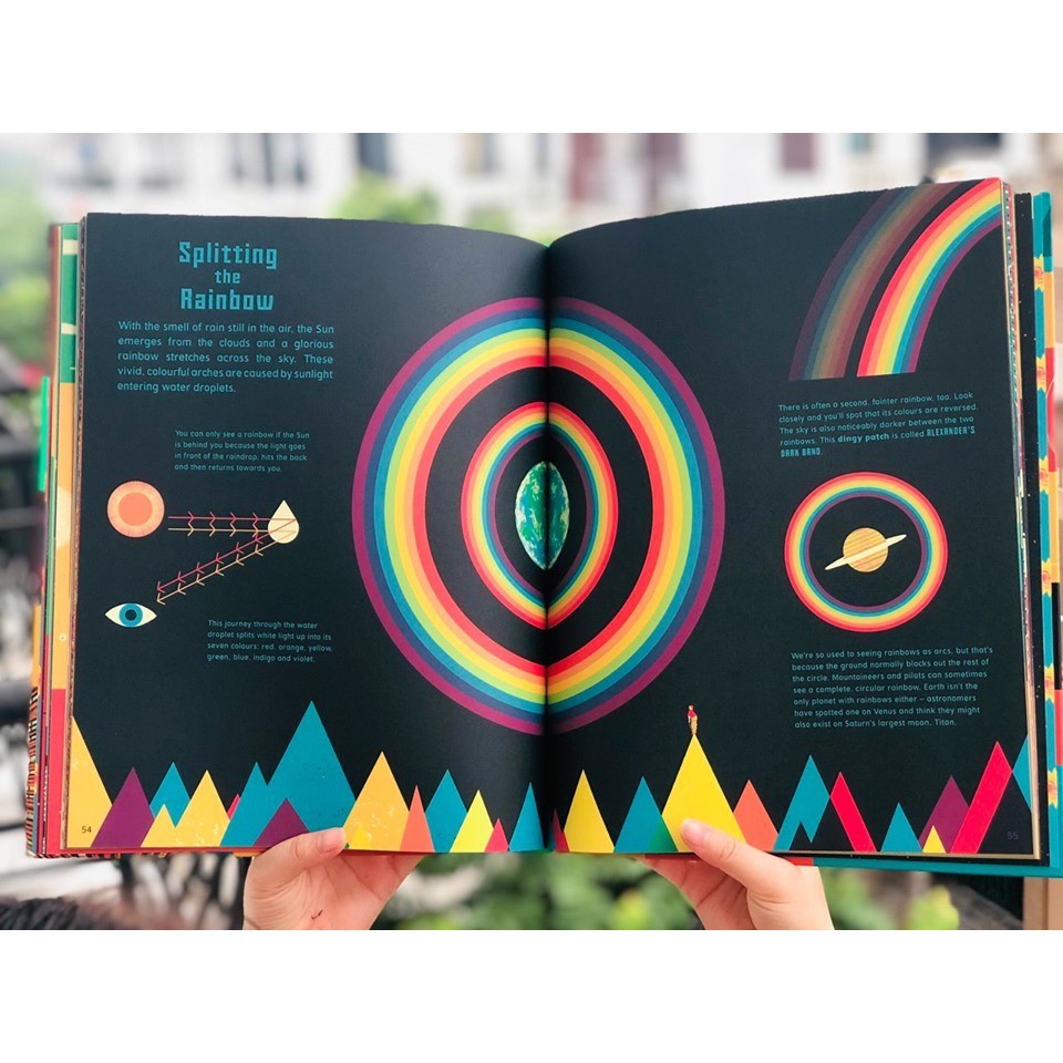 Sách Bản Quyền - The Speed Of Starlight - Một Cuốn Sách Cực Kỳ Hay Ho Cho Bé Khám Phá Về Tốc Độ Của Ánh Sáng, Âm Thanh, Không Gian, Vũ Trụ - Á Châu Books, Bìa Cứng, In Màu