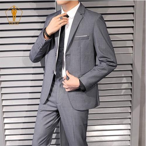 Bộ Vest Đen Trắng Nam TRAZ, có bụng hoặc cao tăng 1 đến 2 size