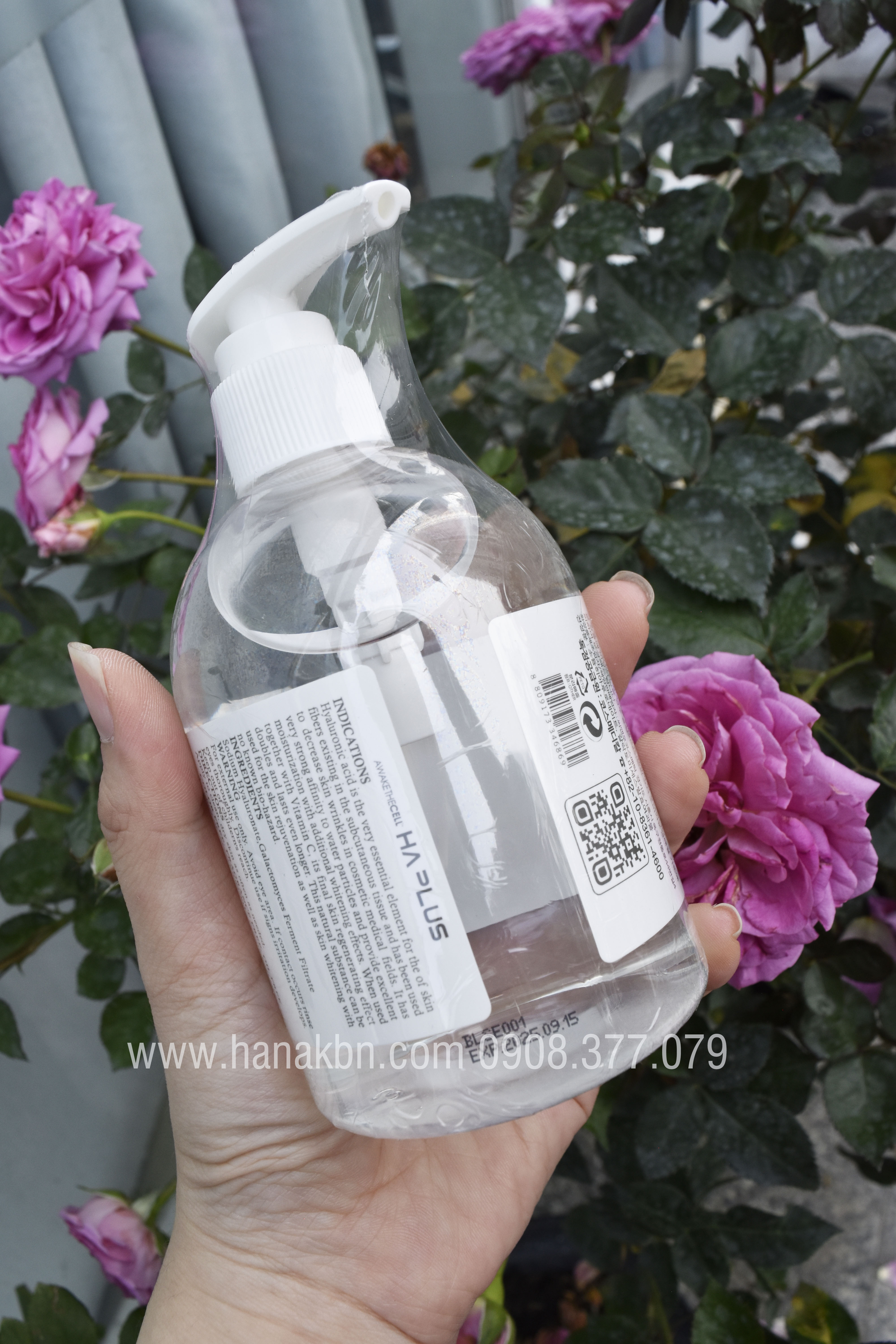 Serum HA Plus 300ml - Cấp Nước, Dưỡng Ẩm, Căng Bóng Da, Mờ Nếp Nhăn
