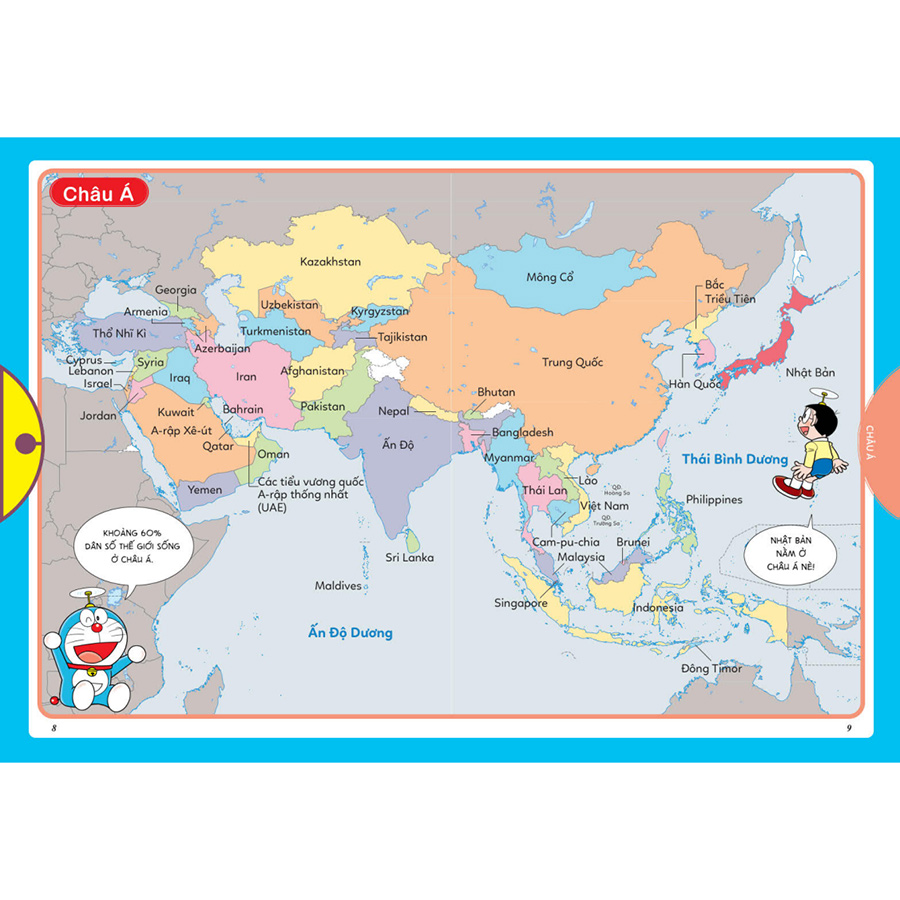 Doraemon Tìm Hiểu Xã Hội - Các Quốc Kì Trên Thế Giới (Tủ Sách Học Vui)