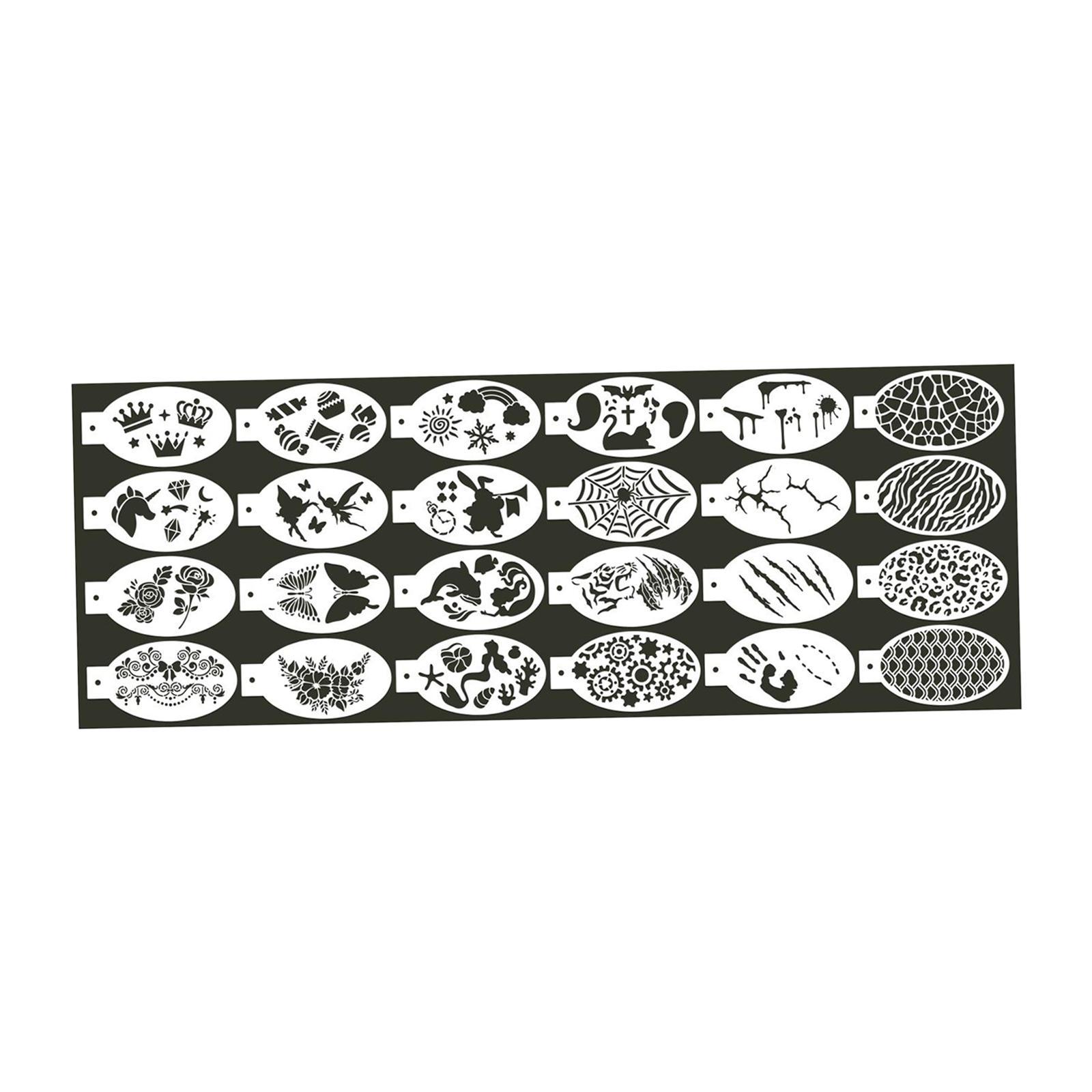 Face Paint Stencils Set for Children Adult DIY Party Supplies Painting