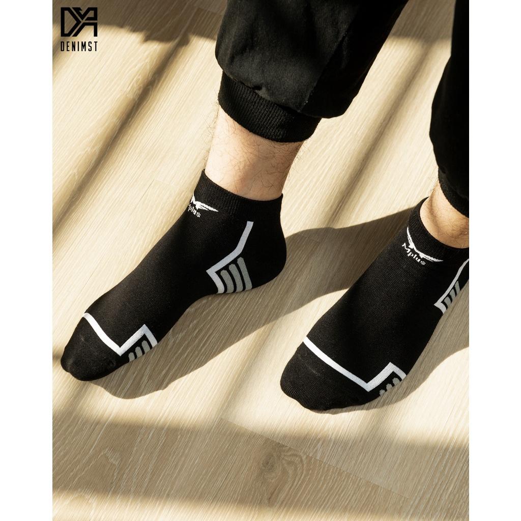 Tất Nam Mplus DENIMST 05 Cotton, Mềm Mại, Dày Dặn, Đa Dạng Màu Sắc, Form Free Size