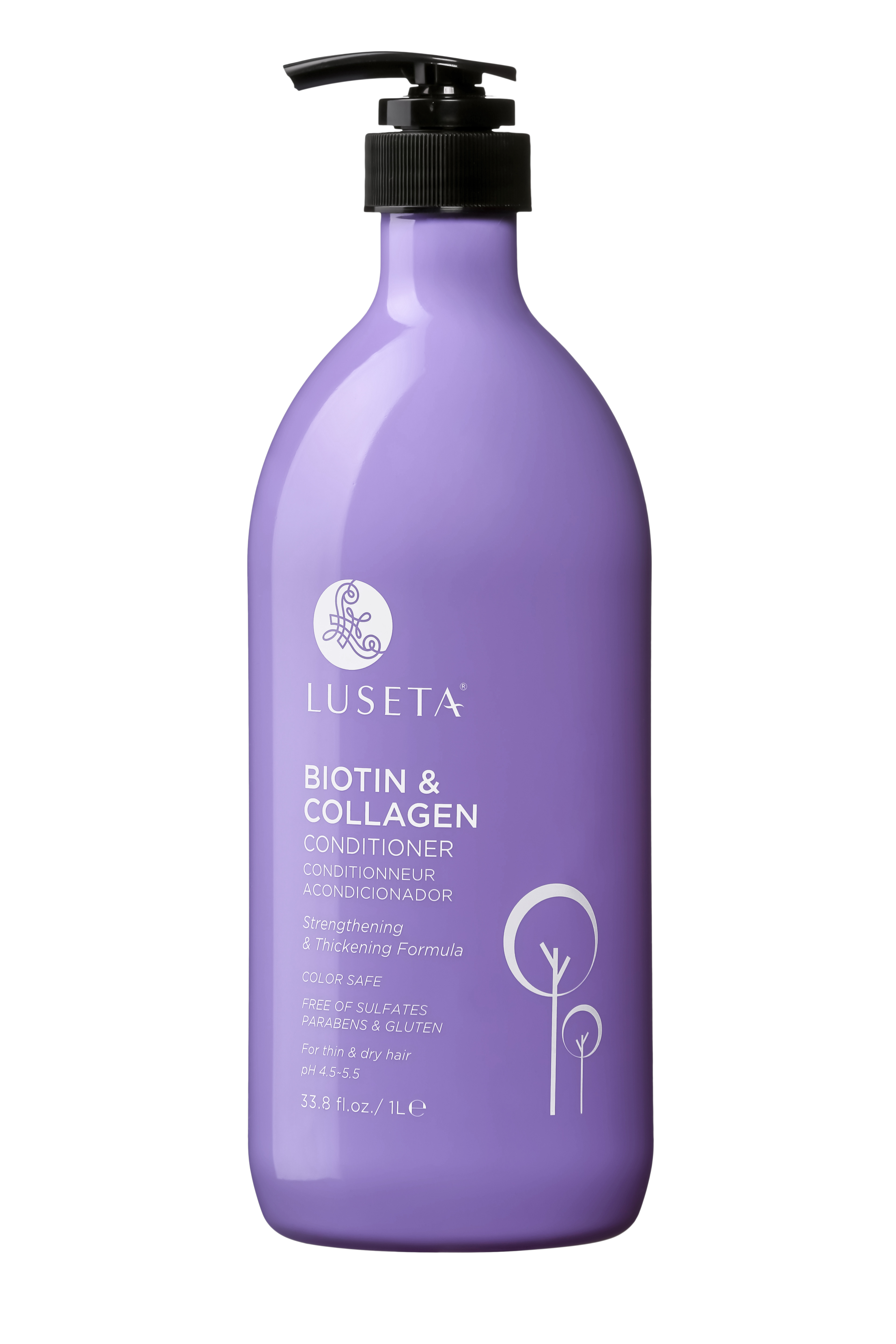 SET GỘI XẢ LUSETA BIOTIN &amp; COLLAGEN 1000ML