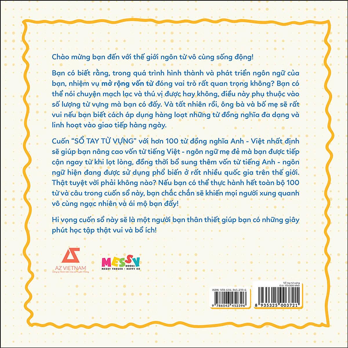 Sổ Tay Từ Vựng – 100 Từ Vựng Đồng Nghĩa - Bản Quyền