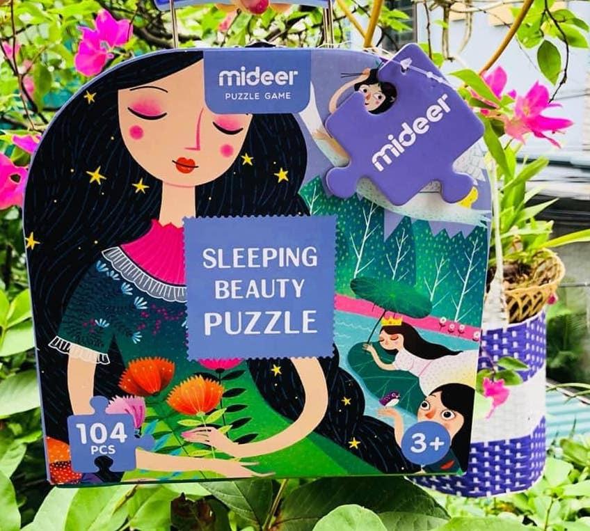 Ghép hình Mideer Công chúa ngủ trong rừng 104 chi tiết - Mideer puzzle Sleeping Beauty - MD3028 - cho bé 3Y+