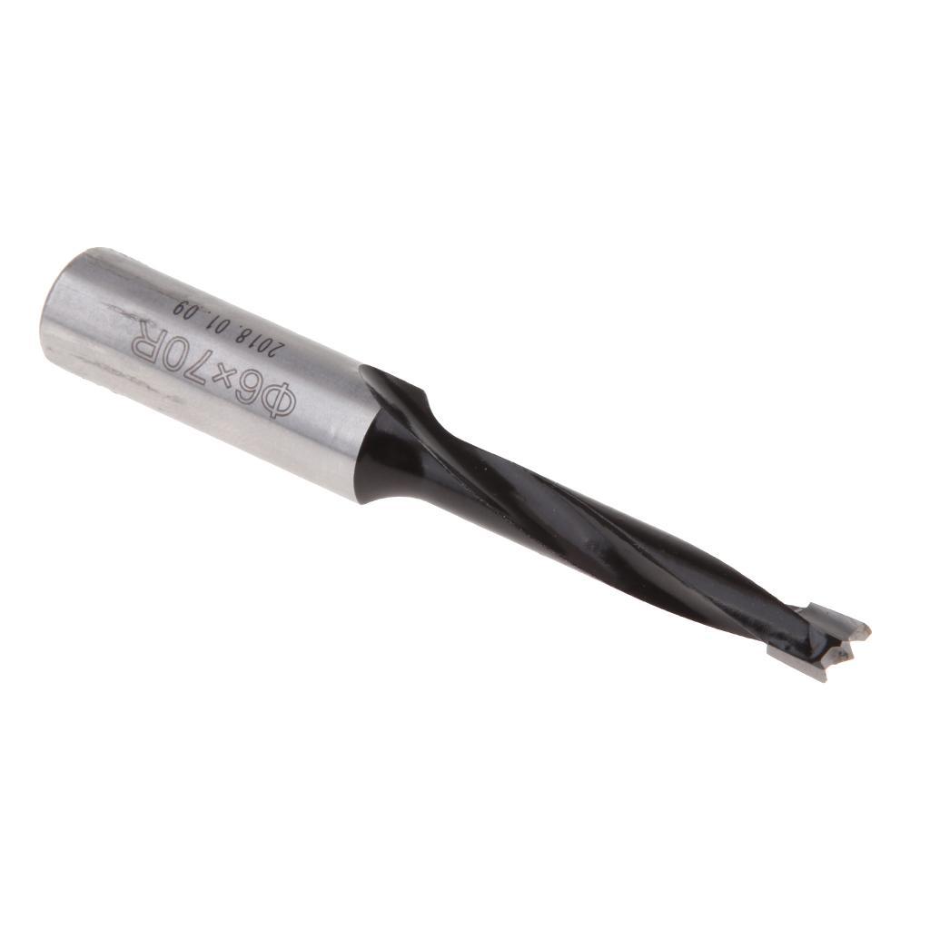 4 Pieces 70mm Carbide Brad Point Boring Bits Right Hand Woodworking