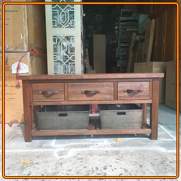 Bàn Console 3 hộc kéo Juno Sofa 137 x 43 x 66 cm