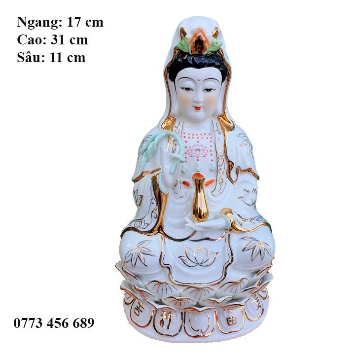 Phật Bà Quan Âm cao 31 cm