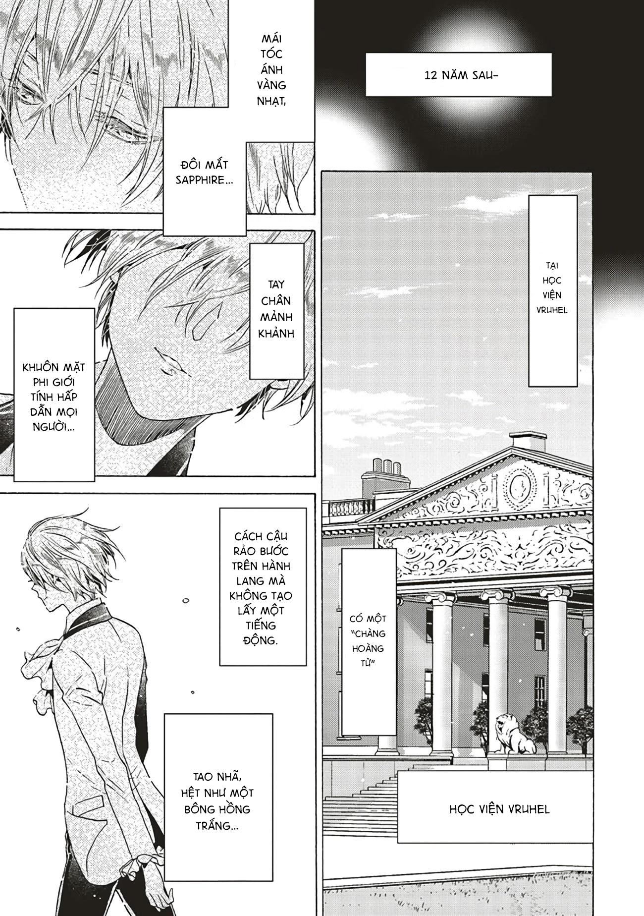 kẻ phản diện, cecilia silvie, không muốn chết, thế nên cô đã cải nam trang chapter 1.1 11