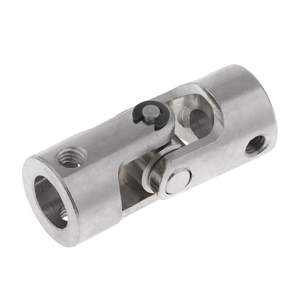 3pcs 6mm to 8mm Inner Dia Rotatable Universal Steering Shaft U Joint Coupler