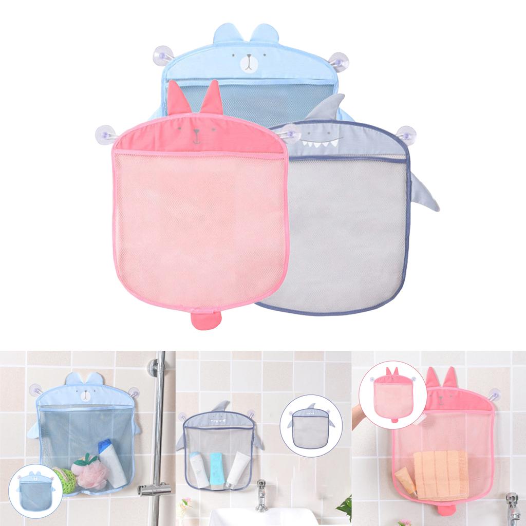 3pcs Baby Bath Time Toys Neat Storage Hanging Bag Mesh
