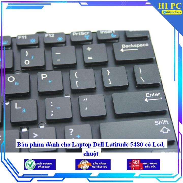 Bàn phím dành cho Laptop Dell Latitude 5480 có Led chuột - Hàng Nhập Khẩu mới 100%
