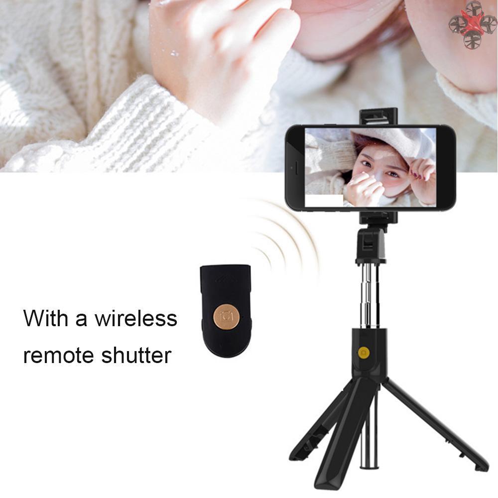 Gậy Ba Chân 2 Trong 1 Kèm Giá Đỡ Cho Điện Thoại Hỗ Trợ Quay Video / Livestream
